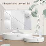 Oglinda make-up iluminata LED
pentru machiaj - imagine 2