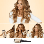 Ondulator Ceramic Profesional Triplu - imagine 2