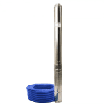 Pachet promo Pompa submersibila de mare adancime, DDT, 4SDM3-11, 1800 W, 8 m³/h, 11 turbine, Inox, 30 m cablu + Presostat electronic inteligent digital reglabil DDT - imagine 3