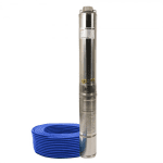 Pachet promo Pompa submersibila de mare adancime, DDT, 4SDM3-7, 1500 W, 7 m³/h, 7 turbine, Inox, 30 m cablu + Presostat electronic inteligent digital reglabil DDT - imagine 3