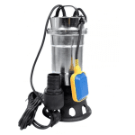 Pompa pentru apa murdara cu plutitor fara tocator, DDT, Inox, SWP2550F, 2550 W, 25 mc/h + Furtun pompier, 20 metri, 2 toli + Furtun pompier, 20 metri, 2 toli, cu cuple - imagine 2