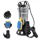 Pompa pentru apa murdara cu plutitor fara tocator, DDT, Inox, SWP2550F, 2550 W, 25 mc/h + Furtun pompier, 20 metri, 2 toli + Furtun pompier, 20 metri, 2 toli, cu cuple - imagine 3