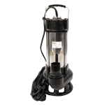 Pompa submersibila cu dublu tocator pentru apa murdara, DDT, V1500T, 1500 W, Inox + Furtun pompier, 20 metri, 2 toli + Furtunul de pompier 2'' 20 m, 8 bari, cu cuple - imagine 2