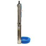 Pompa submersibilă de adâncime DDT 4SP5/12 – 1.8 kW, 2.5 CP, 8 m³/h, 90 m inaltimea de refulare , 12 turbine inox cu panou de control, rezistenta la nisip - imagine 2