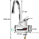 Robinet Electric Pentru Apa Calda
Insant Cu Afisaj Digital Lcd - imagine 3