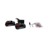 Set Foarfecă Grădină + Mini Drujbă German Meister, 2× Acumulatori 128V 8Ah, Braț Telescopic 2 m - imagine 7