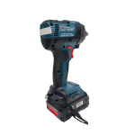 Set German Meister - Mașină Cu Impact + Flex, Cu 2 Acumulatori 36V 8Ah, + 4 Tubulare, Albastru - imagine 4