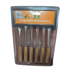 Set de dalti pentru lemn 6 piese