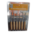Set de dalti pentru lemn 6 piese - imagine 2
