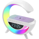 Boxă multifuncțională 3 în 1 – lampă LED RGB, boxă Bluetooth și încărcător wireless, 15W
