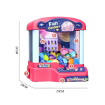 Mini aparat tip „claw machine” cu gheară, lumini și muzică - imagine 3