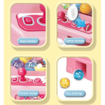 Mini aparat tip „claw machine” cu gheară, lumini și muzică - imagine 4