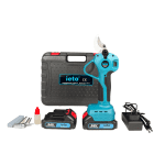 Foarfecă Electrică de Vie Ieto, Motor Brushless, 2 Acumulatori 24V, Deschidere 35 mm