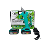 Foarfecă electrică Flinke, 2 acumulatori 68V, tăiere crengi, kit complet