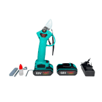 Foarfecă electrică Flinke, 2 acumulatori 68V, tăiere crengi, kit complet - imagine 2