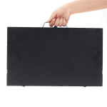 Grătar BBQ portabil pliabil, inox, cu cărbuni, suprafață mare, pentru exterior - imagine 3