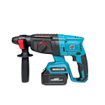 Trusă German Meister 4 Scule – Rotopercutor SDS Plus, Impact, Bormașină, Polizor Unghiular Ø125, 3 Acumulatori 36V 5Ah, 65 Accesorii, Valiză - imagine 9