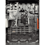 Trusă completă 5 piese cu acumulator German Meister, brushless, 3 acumulatori 128V 8Ah - imagine 13