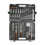 Trusă scule profesională Kraft Royal, 219 piese, tubulare 1/4” – 3/8” – 1/2”, set complet auto și mentenanță