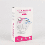 Aparat Doppler fetal JSL-T501, ecran LCD, difuzor integrat și jack căști, sondă impermeabilă