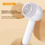 Aparat electric de curățat scame TOIITKQ, 8W, 3 viteze, rolă adezivă integrată, reîncărcabil, alb - imagine 3