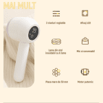 Aparat electric de curățat scame TOIITKQ, 8W, 3 viteze, rolă adezivă integrată, reîncărcabil, alb - imagine 2