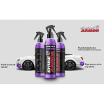 Ceară lichidă ceramică Shine Armor, efect hidrofob, 236 ml, cu laveta microfibra - imagine 2