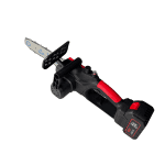 Drujbă electrică Ieto, lamă 30 cm, 2 acumulatori 21V 5Ah, ungere automată, lanț, apărătoare, pilă cadou - imagine 5