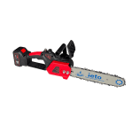 Drujbă electrică Ieto, lamă 30 cm, 2 acumulatori 21V 5Ah, ungere automată, lanț, apărătoare, pilă cadou - imagine 4