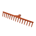 Grebla metal 60 cm, 15 dinți, pentru grădinărit - imagine 3