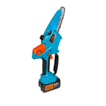Mini drujbă electrică Ieto, 2 acumulatori 24V 6Ah, lamă 10 cm, ungere automată, afișaj electronic - imagine 4