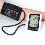 Monitor tensiune arterială automat pentru încheietură, mansetă ajustabilă, detector bătăi neregulate, ecran LCD mare