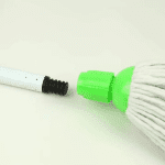 Mop 2 în 1 cu auto-stoarcere și pliere automată, extensibil, microfibră, verde - imagine 2