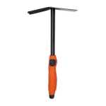 Săpăligă dublă cu cultivator 3 dinți, 30 cm, metal, mâner ergonomic - imagine 4