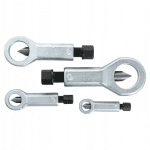 Set 4 chei pentru despicat piulițe Energy, 9–27 mm, pentru piulițe deteriorate, în cutie plastic - imagine 3