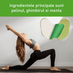 Set plasturi pentru genunchi cu extract de plante, 60 sau 120 bucăți, 13.5x10 cm, verde - imagine 3