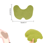 Set plasturi pentru genunchi cu extract de plante, 60 sau 120 bucăți, 13.5x10 cm, verde - imagine 2