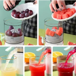 Storcător electric fructe și legume, portabil, USB Type-C, 45W, 500 ml - imagine 2
