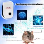 Aparat anti dăunători cu ultrasunete, 120 mp, pentru șoareci și insecte, priză - imagine 4
