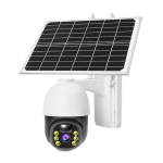 Cameră supraveghere WiFi 5MP cu panou solar, rotire 355°, PIR, audio, IP66