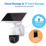 Cameră supraveghere WiFi 5MP cu panou solar, rotire 355°, PIR, audio, IP66 - imagine 3