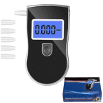Etilotest digital LCD, 3 unități măsurare, alertă sonoră, 5 muștiucuri - imagine 4