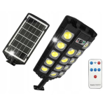 Lampă solară 1500W, senzor mișcare, telecomandă, IP67, iluminare 270°
