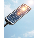 Lampă solară 1500W, senzor mișcare, telecomandă, IP67, iluminare 270° - imagine 3