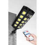 Lampă solară 1500W, senzor mișcare, telecomandă, IP67, iluminare 270° - imagine 2