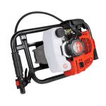 Motoburghiu foreza pamant, DDT 6 CP cu burghiu de 100 & 150 x 800 mm - imagine 2