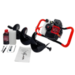 Motoburghiu pentru pământ German Meister 5 CP, 8000 rpm, motor 2 timpi, rezervor 1.2 L, burghiu inclus 150 x 800 mm + ulei amestec inclus - imagine 2