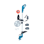 Motocoasă electrică German Meister, 2 acumulatori 48V 8Ah, disc 230 mm, 13000 RPM