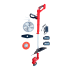 Motocoasă electrică German Meister, 2 acumulatori 48V 8Ah, disc 230 mm, 13000 RPM Rosie
