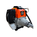 Motocoasă pe benzină German Meister 7 CP, 63CC, 2 timpi, 13000 RPM, disc 48 dinți, lamă 3 dinți, tambur automat, ham profesional - imagine 8